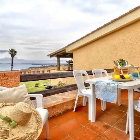 Apartmanhotel Marineledda In Golfo Di With Sea View Marinella