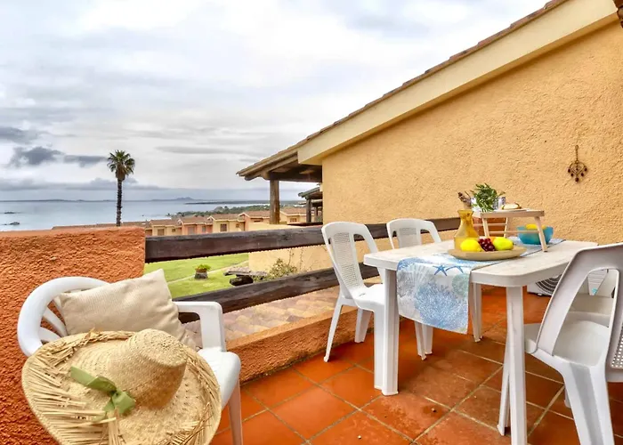 Apartmanhotel Marineledda In Golfo Di With Sea View Marinella
